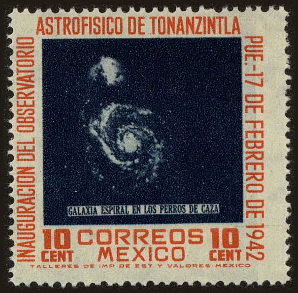 Front view of Mexico 776 collectors stamp