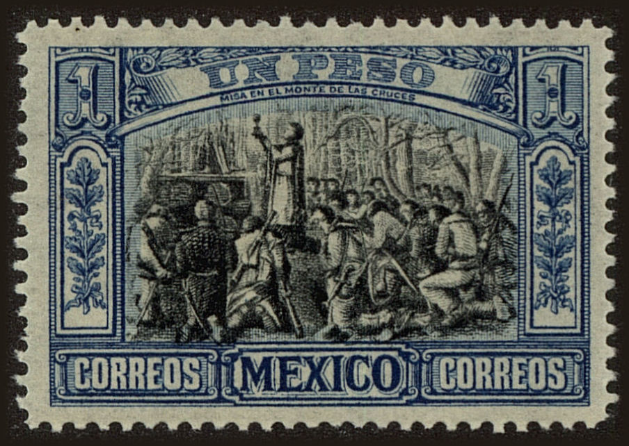 Front view of Mexico 319 collectors stamp