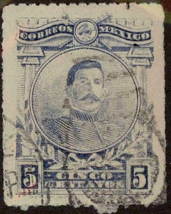 Front view of Mexico 613 collectors stamp