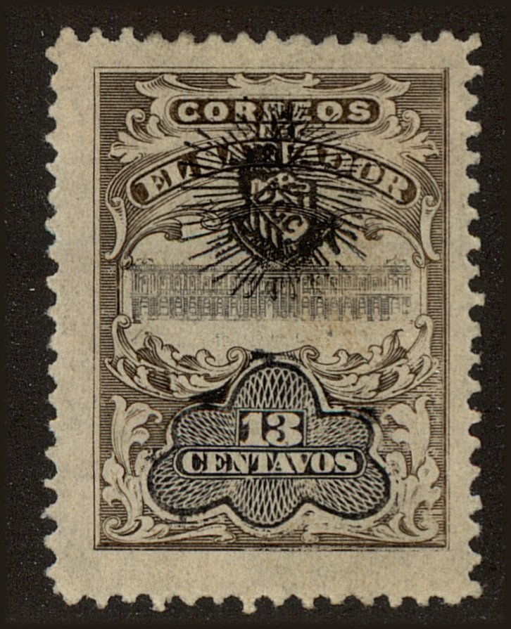 Front view of Salvador, El 362 collectors stamp