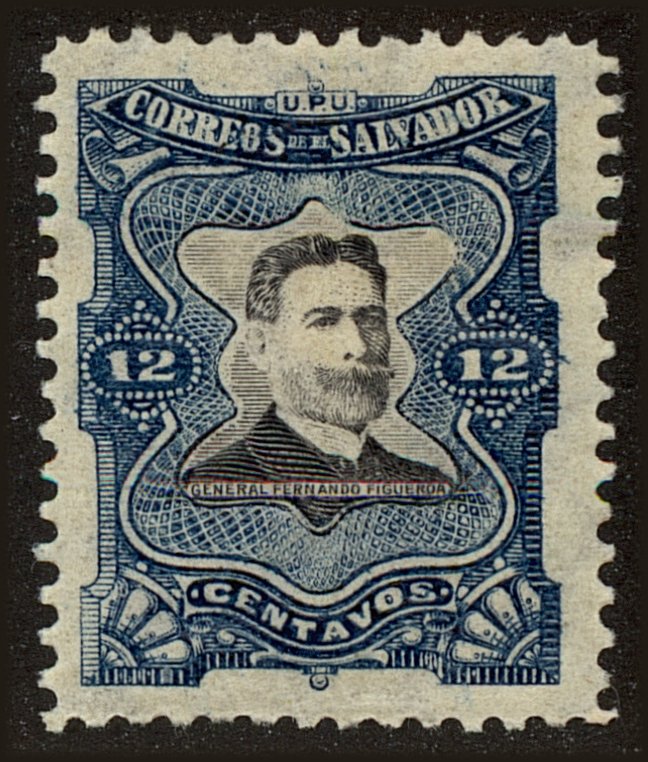 Front view of Salvador, El 385 collectors stamp