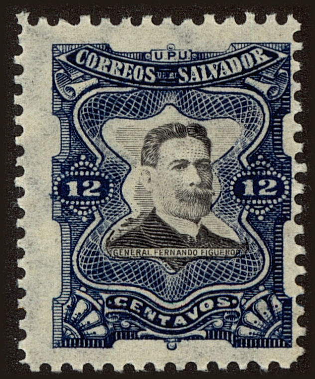 Front view of Salvador, El 385 collectors stamp