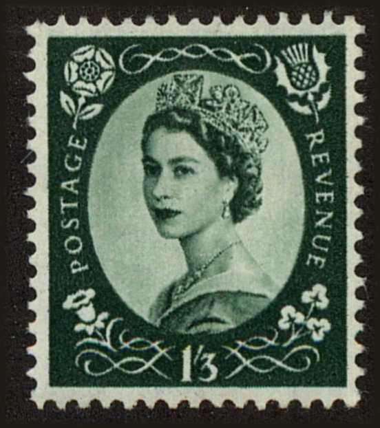 Front view of Great Britain 332 collectors stamp