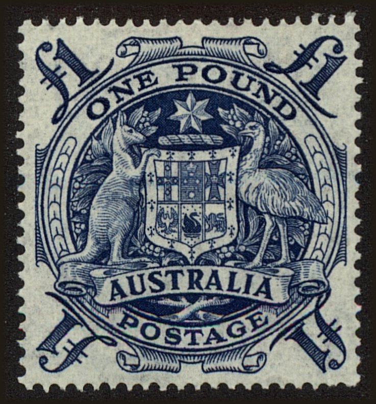 Front view of Australia 220 collectors stamp