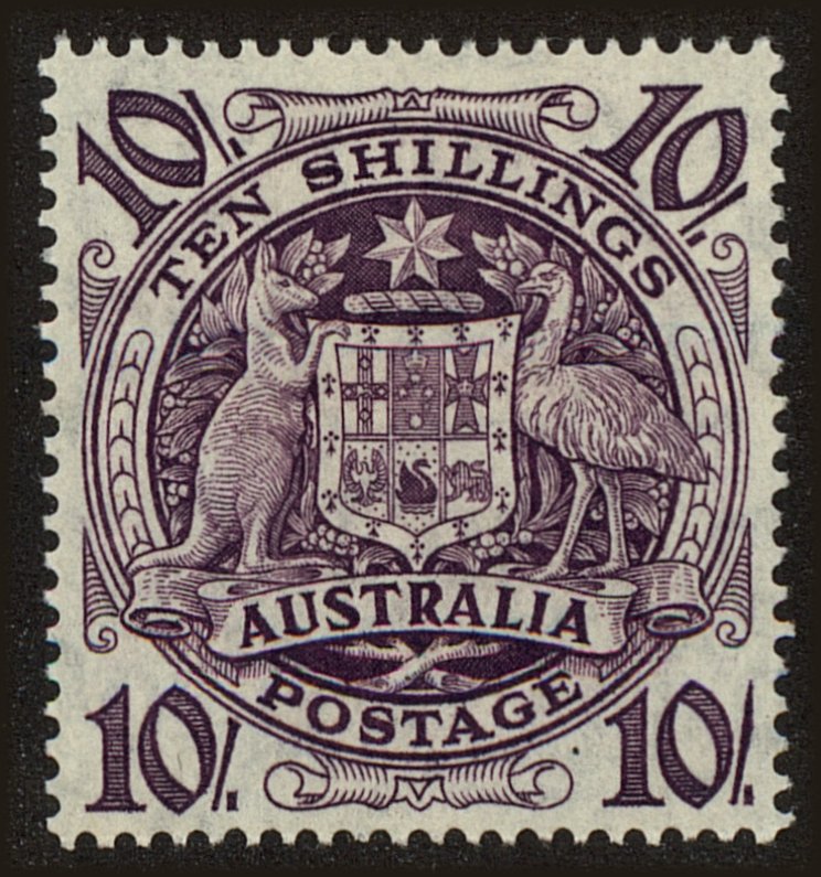 Front view of Australia 219 collectors stamp