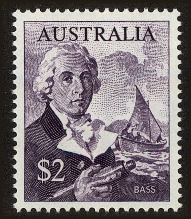 Front view of Australia 416 collectors stamp