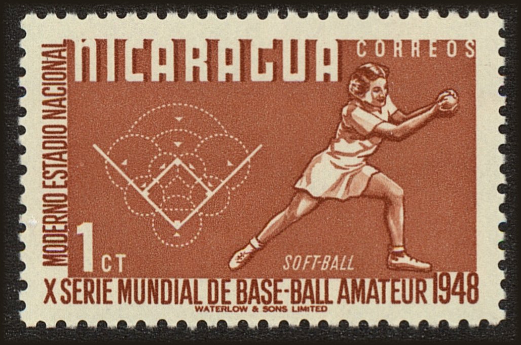 Front view of Nicaragua 717 collectors stamp