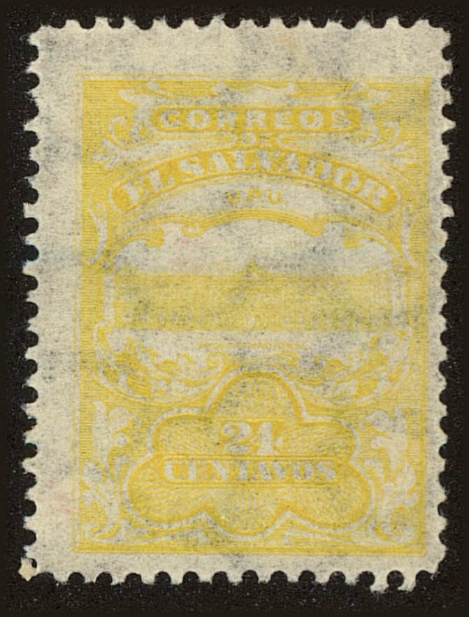 Front view of Salvador, El 400 collectors stamp
