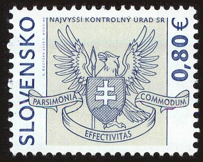 Front view of Slovakia 574 collectors stamp