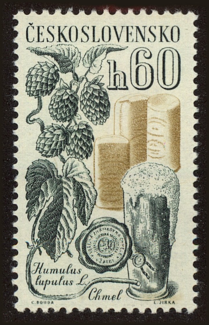 Front view of Czechia 1066 collectors stamp