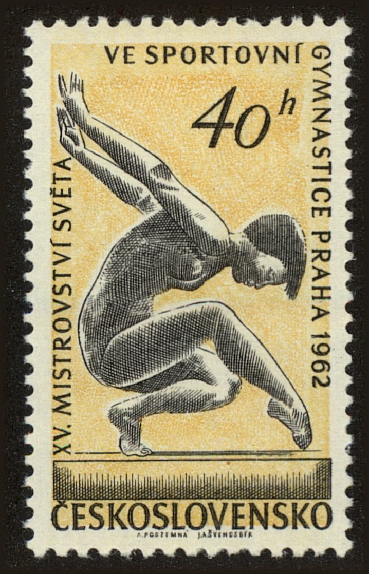 Front view of Czechia 1092 collectors stamp