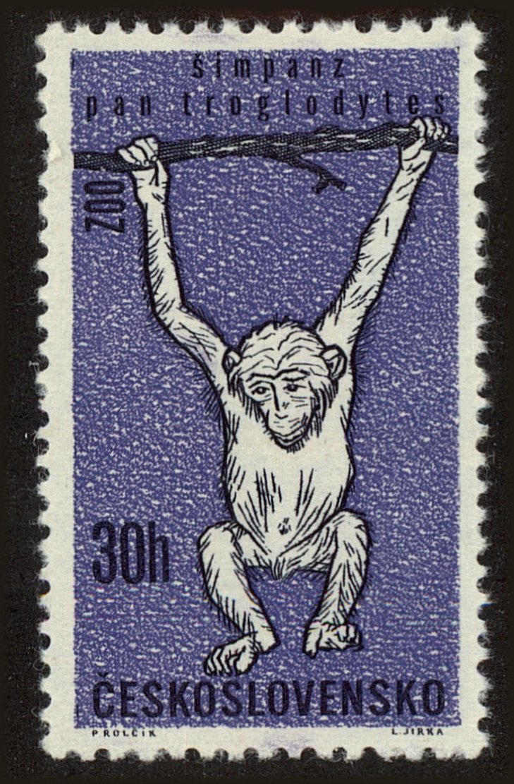 Front view of Czechia 1112 collectors stamp