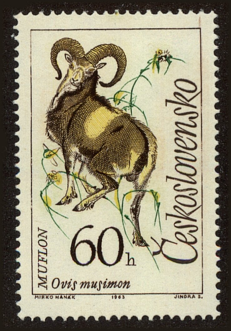 Front view of Czechia 1213 collectors stamp