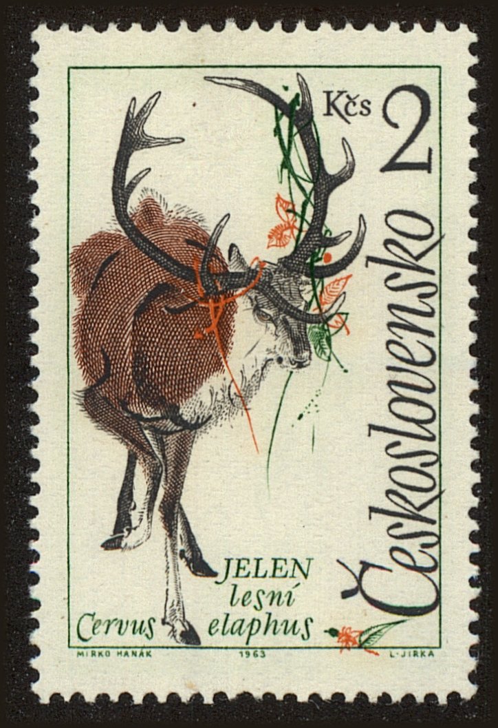 Front view of Czechia 1216 collectors stamp