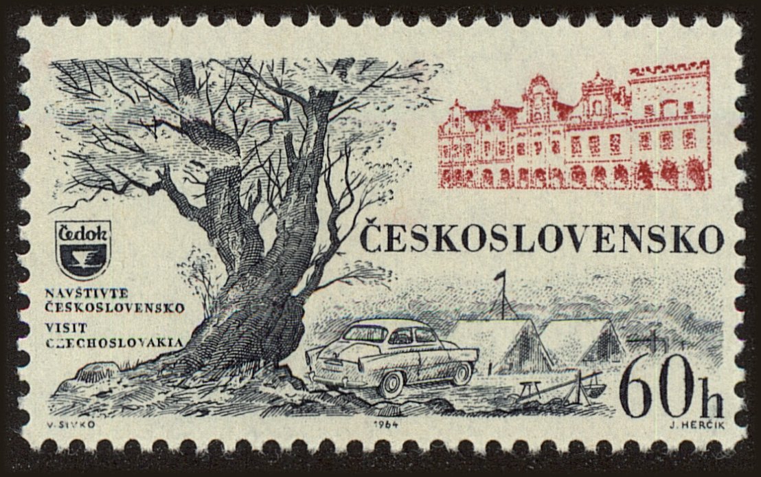 Front view of Czechia 1226 collectors stamp