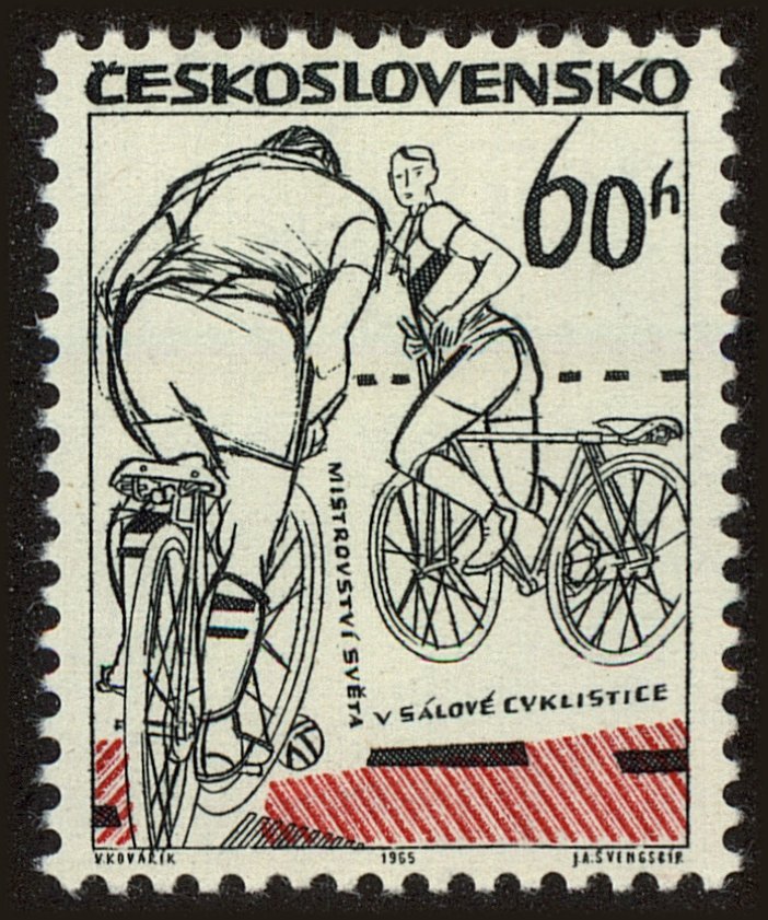 Front view of Czechia 1280 collectors stamp
