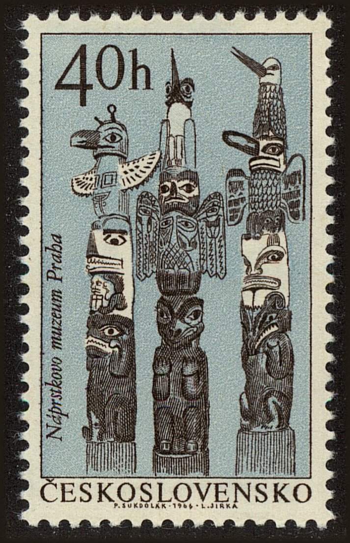 Front view of Czechia 1402 collectors stamp