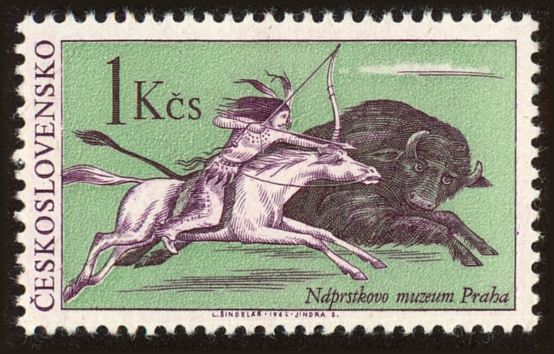 Front view of Czechia 1404 collectors stamp