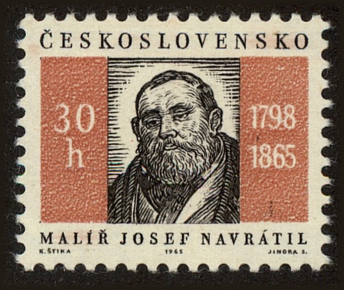 Front view of Czechia 1326 collectors stamp