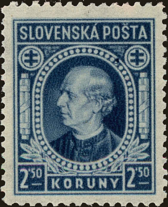 Front view of Slovakia 32 collectors stamp