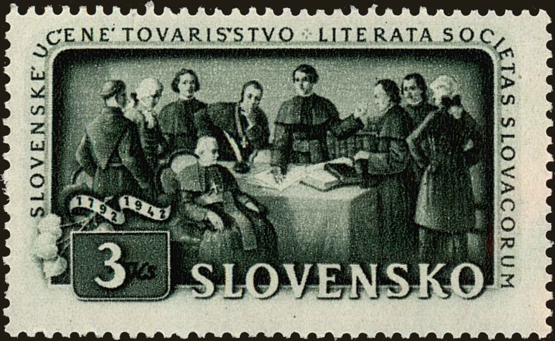 Front view of Slovakia 81 collectors stamp