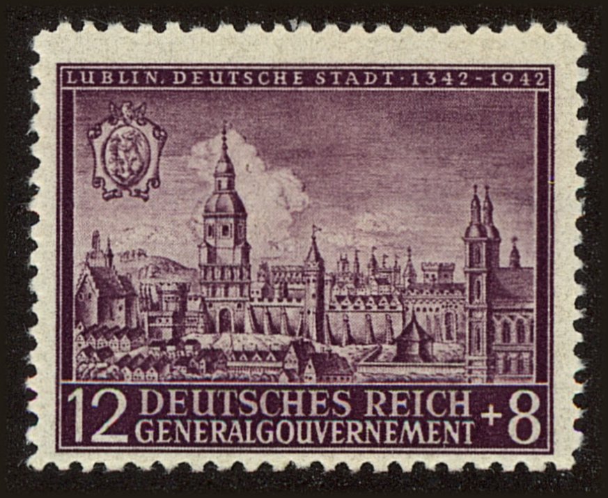 Front view of Polish Republic NB15 collectors stamp