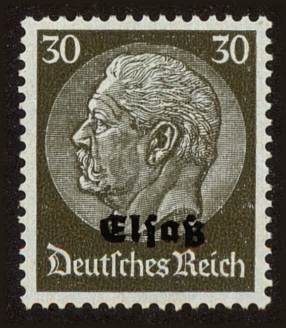 Front view of France N37 collectors stamp