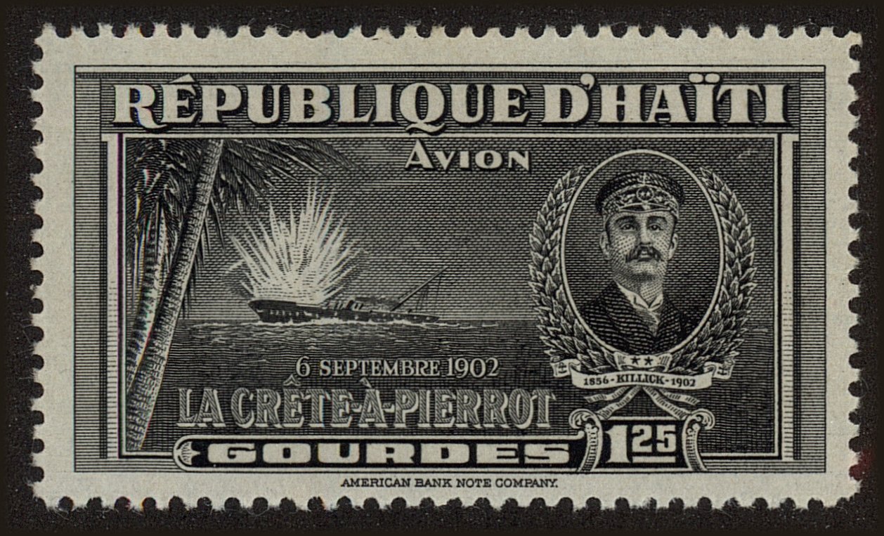 Front view of Haiti C23 collectors stamp