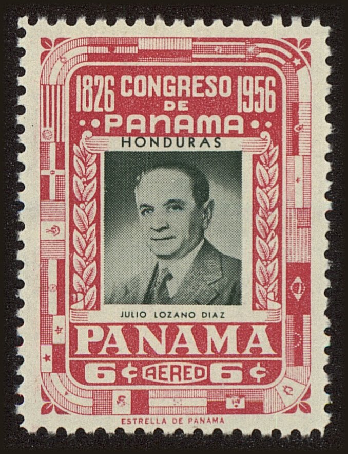 Front view of Panama C169 collectors stamp