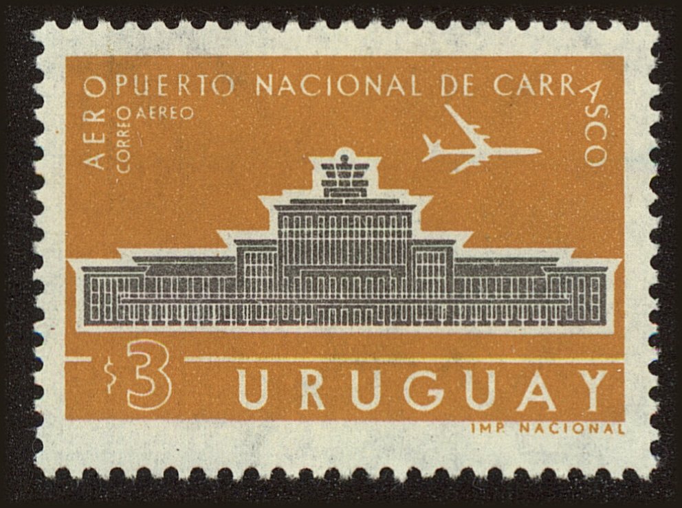 Front view of Uruguay C228 collectors stamp