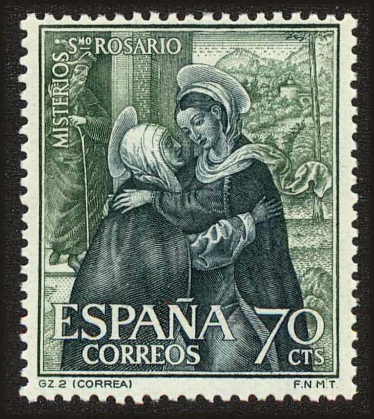 Front view of Spain 1141 collectors stamp