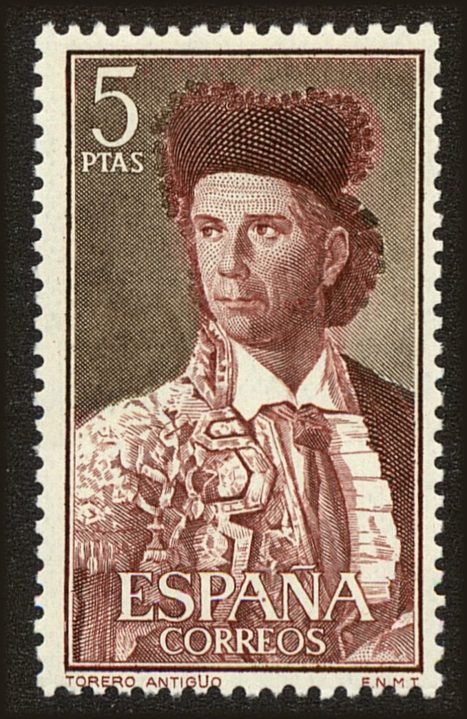 Front view of Spain 920 collectors stamp