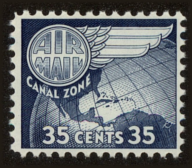 Front view of Canal Zone C31 collectors stamp