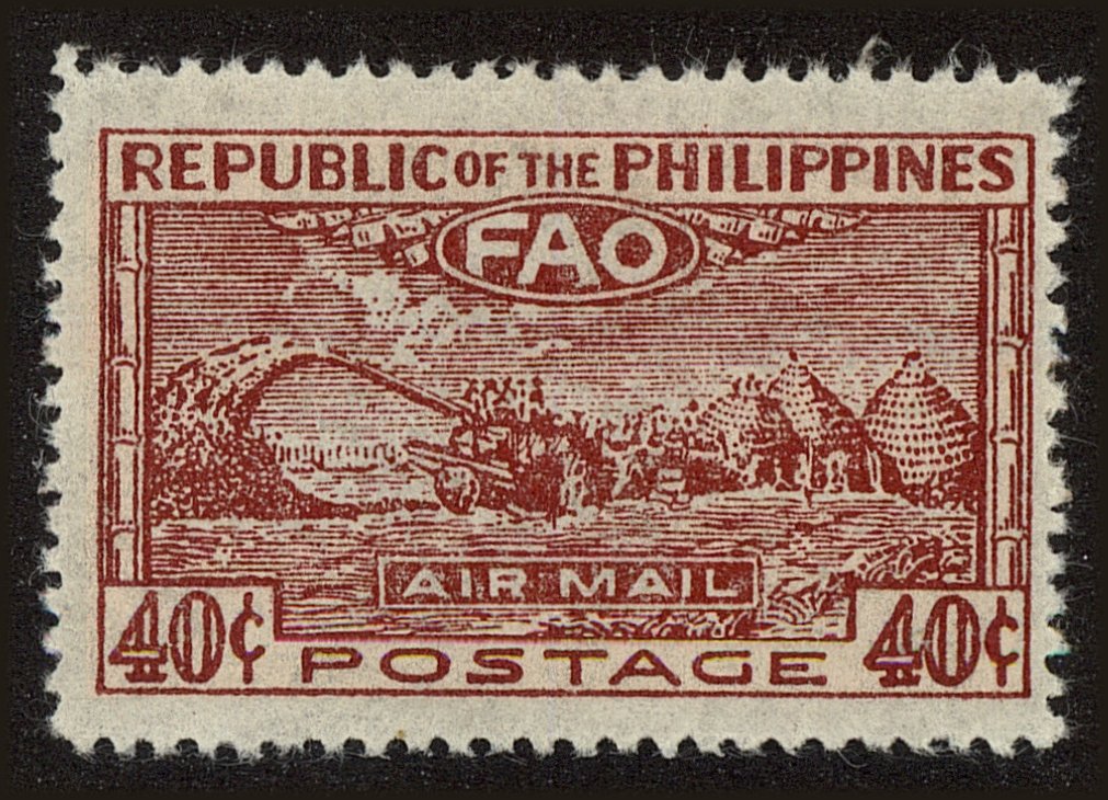 Front view of Philippines (US) C67 collectors stamp