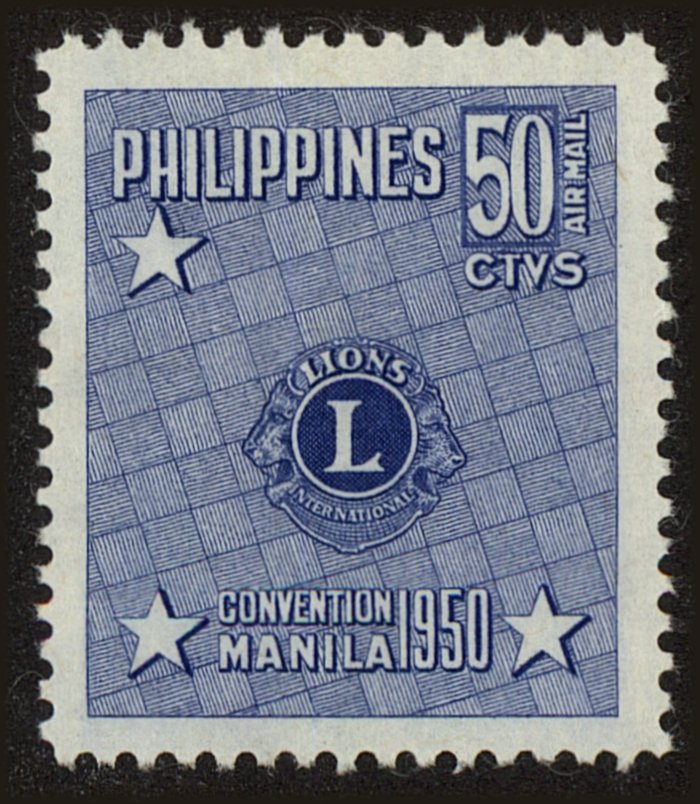 Front view of Philippines (US) C72 collectors stamp