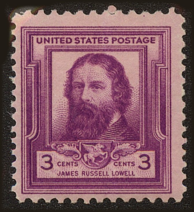 Front view of United States 866 collectors stamp