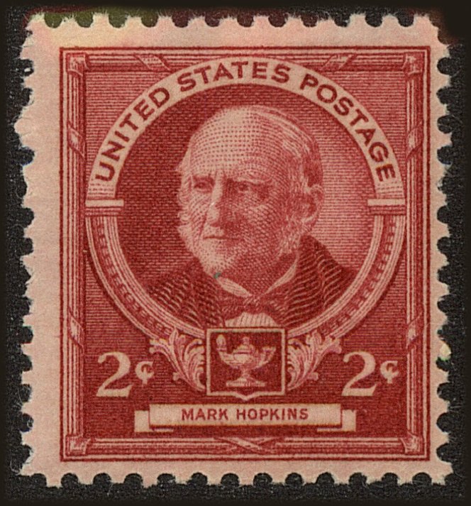 Front view of United States 870 collectors stamp