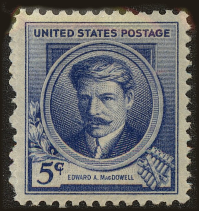 Front view of United States 882 collectors stamp