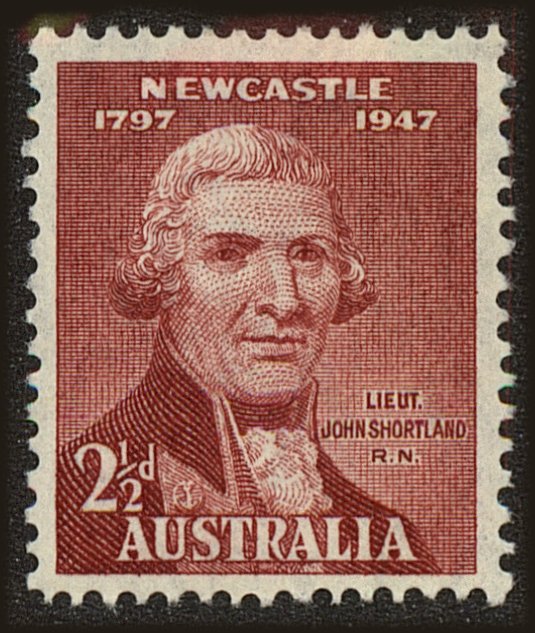 Front view of Australia 207 collectors stamp