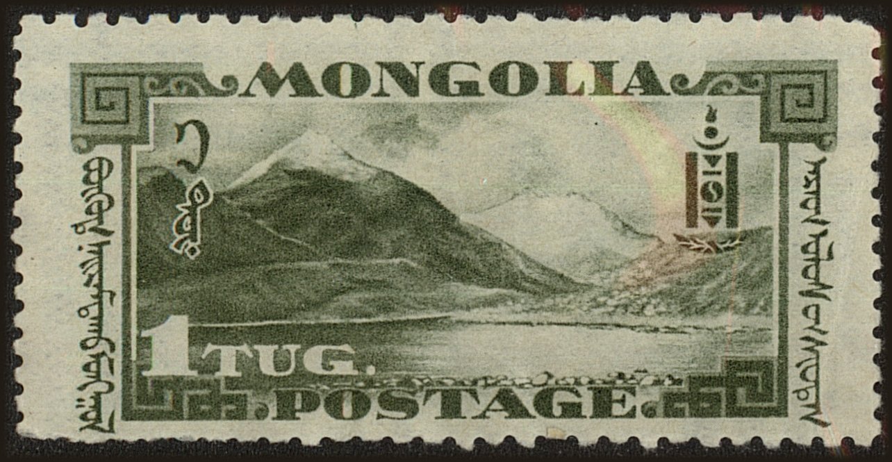 Front view of Mongolia 71 collectors stamp