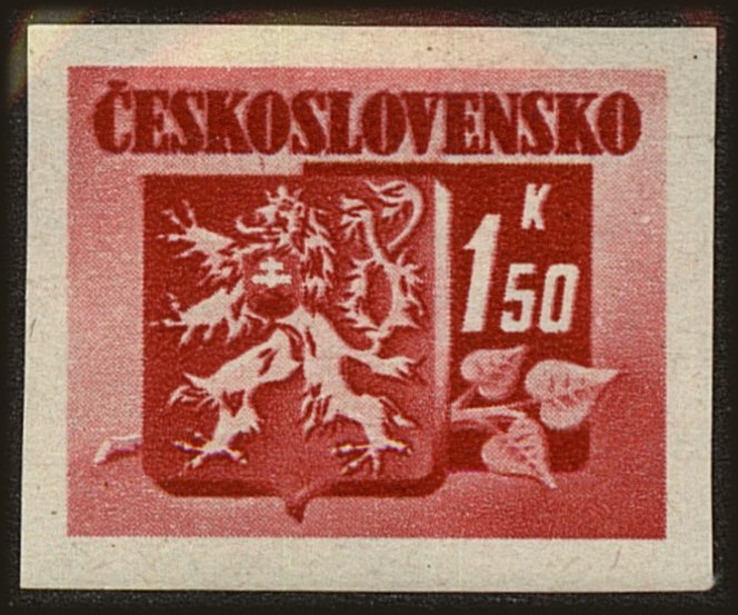 Front view of Czechia 268 collectors stamp