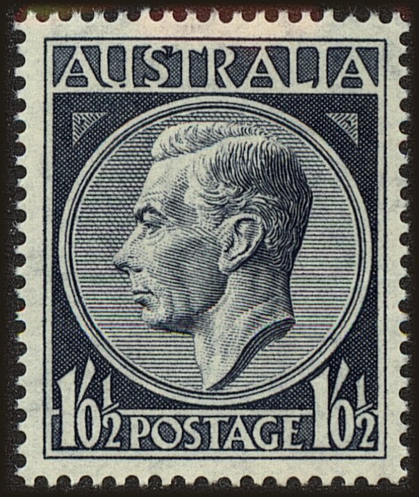 Front view of Australia 247 collectors stamp