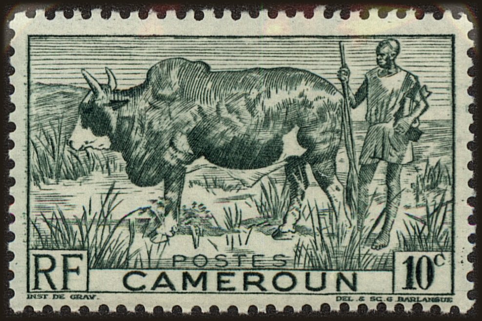 Front view of Cameroun (French) 304 collectors stamp