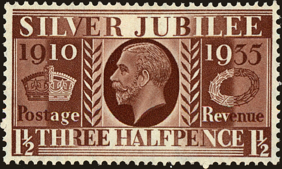 Front view of Great Britain 228 collectors stamp