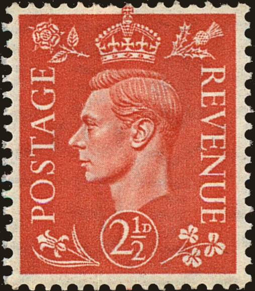 Front view of Great Britain 284a collectors stamp