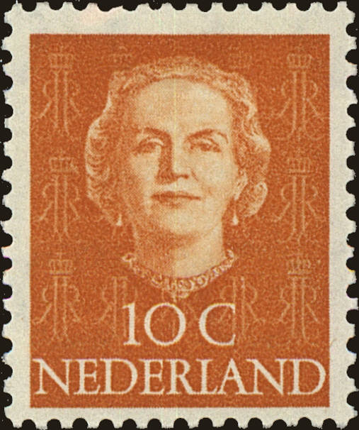 Front view of Netherlands 308 collectors stamp