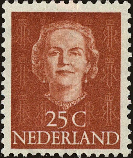 Front view of Netherlands 312 collectors stamp