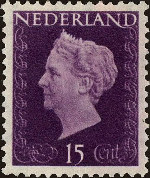 Front view of Netherlands 291 collectors stamp