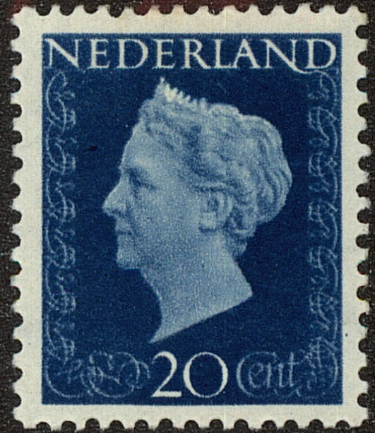 Front view of Netherlands 292 collectors stamp