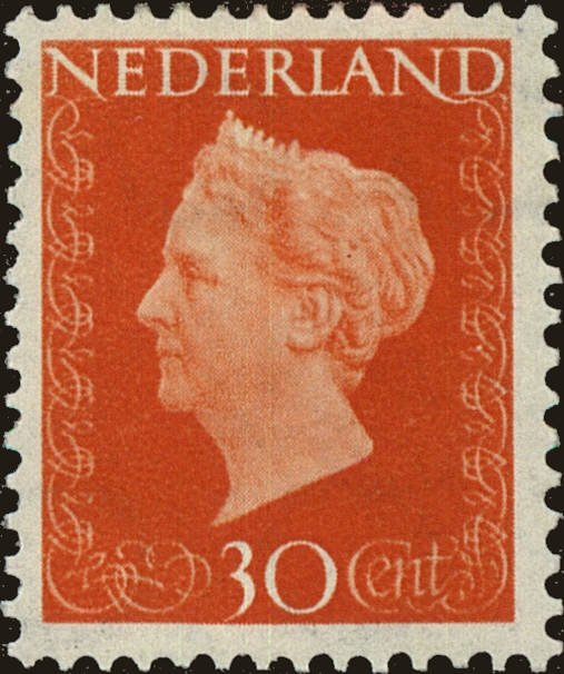 Front view of Netherlands 295 collectors stamp